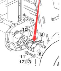 WIRTGEN Rear Wheel Walking Motor Part Number 2065900