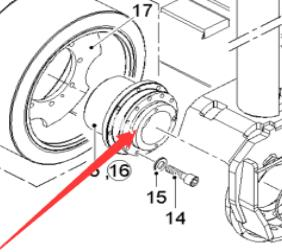 WIRTGEN Rear Wheel Reducer Part Number 79353