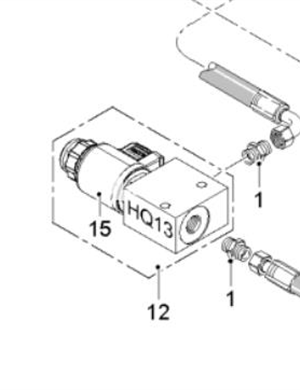 WIRTGEN scraper lifting solenoid valve part number 2477519