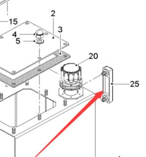 WIRTGEN liquid level indicator part number 2478184 
