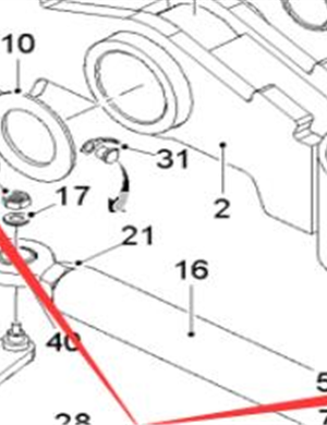  WIRTGEN front axle ear axle nut lock plate part number 74342 