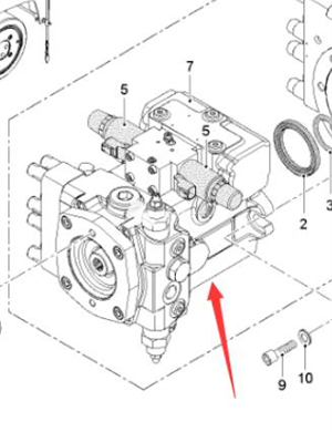 WIRTGEN walking pump part number 2319548