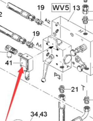 WIRTGEN position switch part number 118459