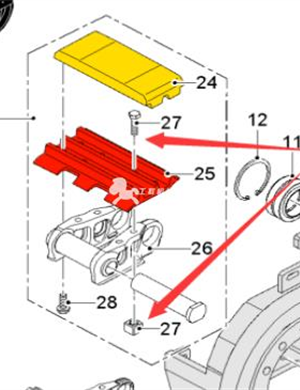 WIRTGEN Drive Gear Part Number 2553365
