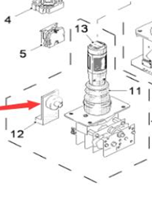 WIRTGEN potentiometer part number 123998