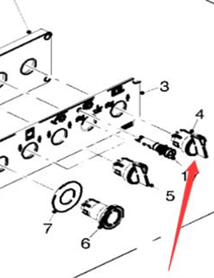 WIRTGEN front component part number 144245 