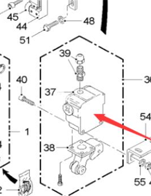 WIRTGEN position switch part number 7175