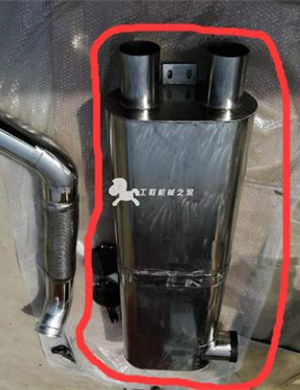 WIRTGEN muffler part number 190337