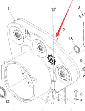 WIRTGEN hydraulic pump part number 167390