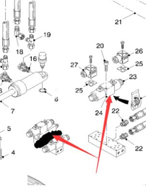 WIRTGEN steering solenoid valve part number 97026