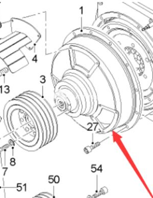 WIRTGEN milling hub clutch assembly part number 182230 