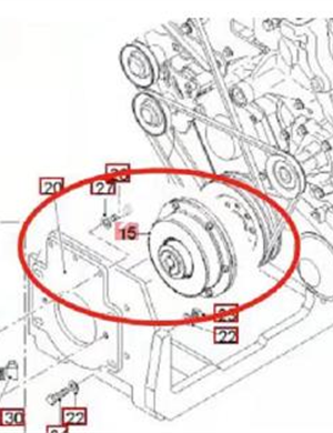WIRTGEN hydraulic pump drive coupling part number 2105207 