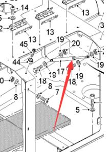 WIRTGEN Side Cover Gas Spring Part Number 2225955