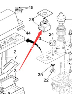WIRTGEN cam switch part number 75016 