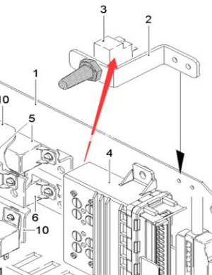 WIRTGEN Flip Switch Part Number 160366