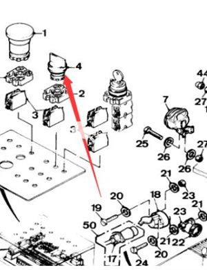  WIRTGEN front component part number 16306