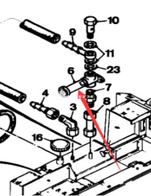  WIRTGEN diesel hand pump part number 73083 