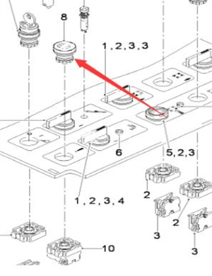 WIRTGEN front component part number 16637