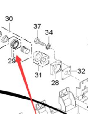 WIRTGEN folding roller bearing part number 1387 