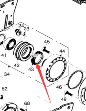  WIRTGEN Axial Seal Part Number 23355