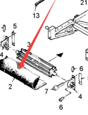 WIRTGEN Conveyor Belt Part Number 71478 