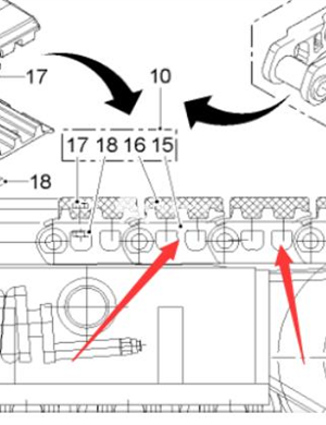  Wirtgen walking chain rail assembly part number 121236