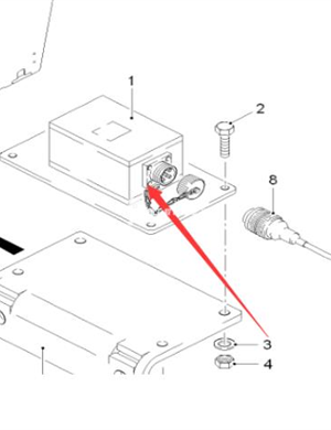 Wirtgen Cross Slope Sensor Part Number 73894 
