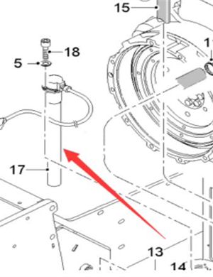 Wirtgen oil float part number 2112647 