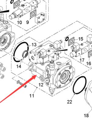Wirtgen feeding pump part number 2348894 