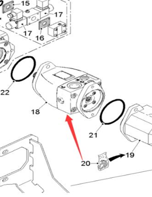 Wirtgen steering pump part number 2348944