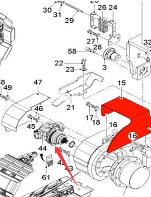 Wirtgen track walking motor part number 2345524 