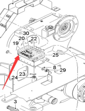 Wirtgen power fuse 32V part number 2107349