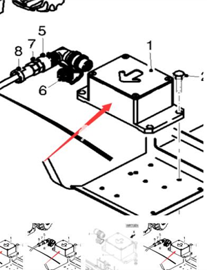  Wirtgen Slope Sensor Part Number 195777 