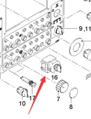 Wirtgen cam switch part number 121032