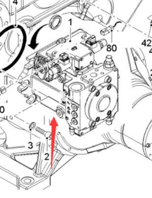 Wirtgen HG1 hydraulic pump part number 2282503 