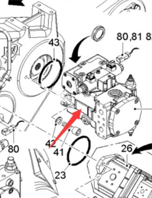 Wirtgen HG5 hydraulic pump part number 2166146