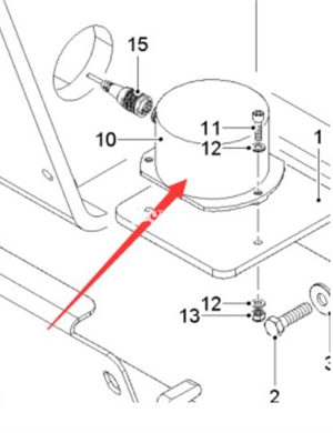 Wirtgen Slope Sensor Part Number 2242673 