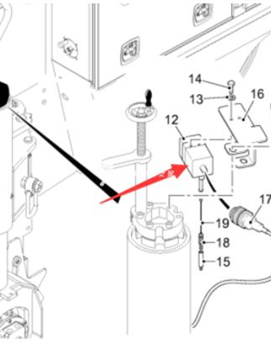 Wirtgen milling depth indicator part number 2092596