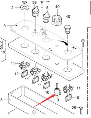 WIRTGEN speed potentiometer part number 111442
