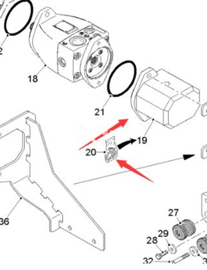  WIRTGEN Gear Pump Repair Kit Part Number 135152