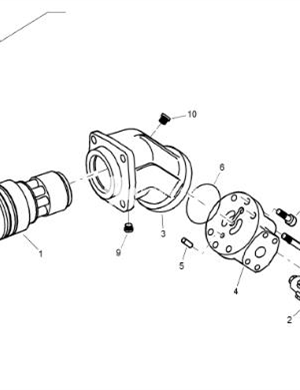 BOMAG vibration motor part number: 05802586 