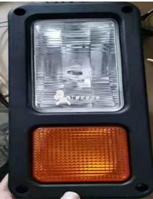 XCMG XP303 road roller front headlight assembly part number XP30301