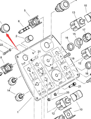  BOMAG horn button part number 05762352 BOMAG edge control box switch part number 05767072 
