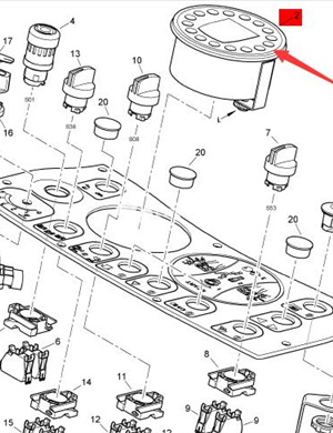   BOMAG monitoring module part number 05751454