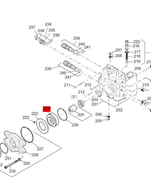 BOMAG spacer ring part number 05817451 