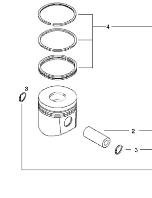 BOMAG piston component part number 05718245