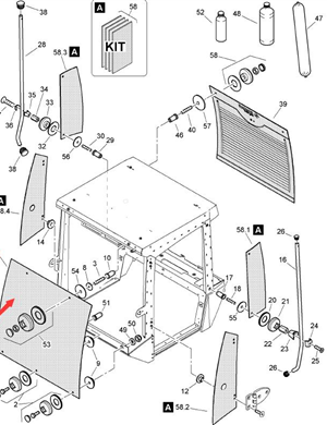  BOMAG Glass Part Number 92109013 