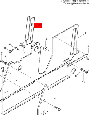  BOMAG milling sealing plate part number 83640680 