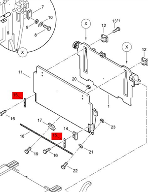 BOMAG fastening bolt part number 07141052 