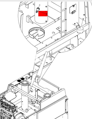BOMAG sensor part number 431050113 
